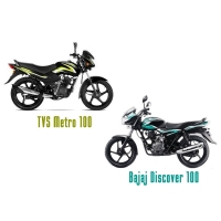 TVS Metro 100 Vs Bajaj Discover 100